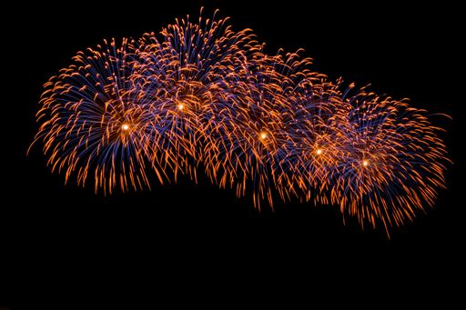 Traditional fireworks display in Mqabba on the eve of the Catholic feast of the Assumption (Saint Mary) celebrated on the 15th of August in Malta.
