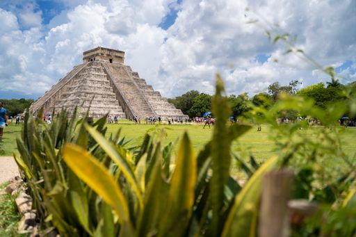 mayan ruins in chichen itza, in yucatan, mexico