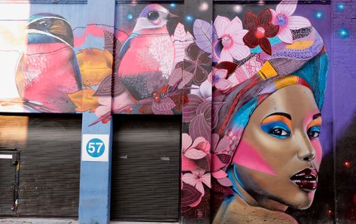 The street art of Johannesburg, South Africa. Maboneng & Soweto Street Art.