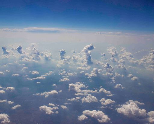photo of a beautiful clouds as seen from the plane