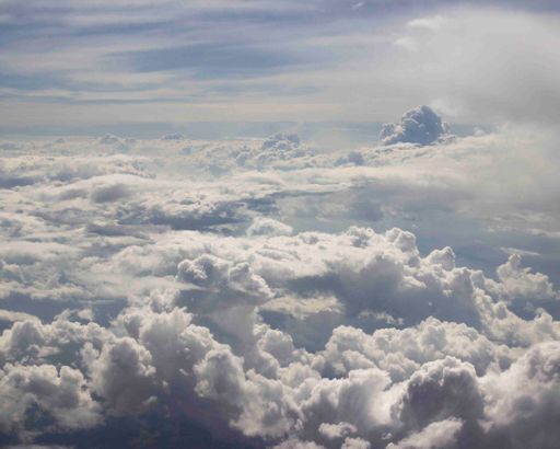 photo of a beautiful clouds as seen from the plane