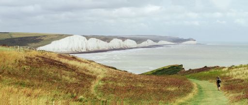 The beautiful Seven Sisters Country Park in Birling, UK