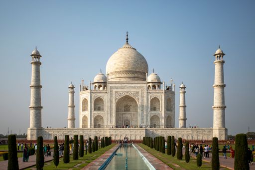 The Taj Mahal in Agra, India