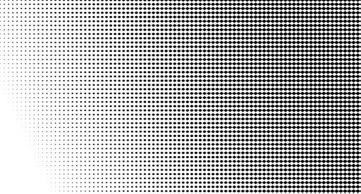 An illustration of halftone pattern / Perfect for copy space