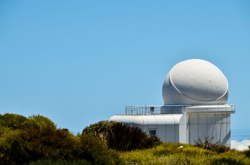 The Telescopes of the Teide Astronomical Observatory in Tenerife, Spain