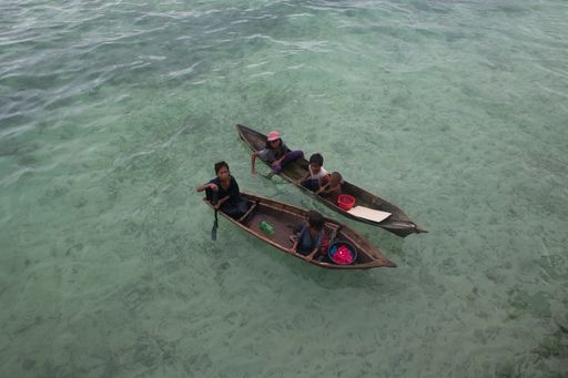 The Gypsy children of the sea living in their own paradise