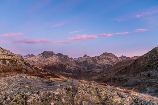 A mesmerizing view of Col du Glandon & Aiguilles d'Argentiere at sunrise, Isere and Savoie, France
