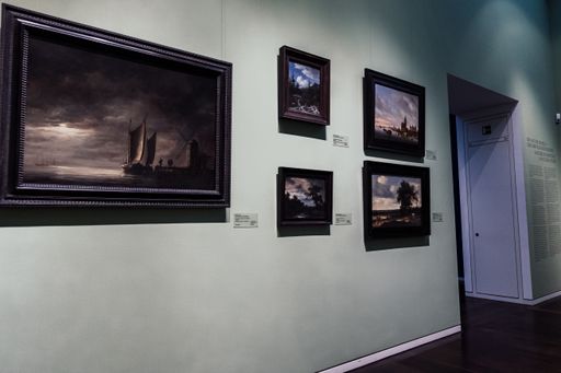 The precious paintings and church works exhibited in the municipal history museum of Cologne, Germany