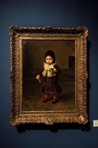 The precious paintings and church works exhibited in the municipal history museum of Cologne, Germany