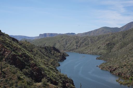 A beautiful scene of the Tonto National Forest in Tonto, USA