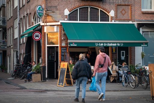 The "Cafe De Blaffende Vis" in the Jordaan district of Amsterdam, the Netherlands