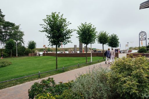 A beautiful view of people walking in the park. Baabe, Germany