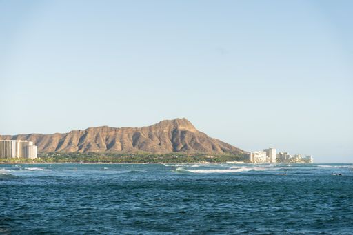 A beautiful shot of Waikiki Honolulu the USA