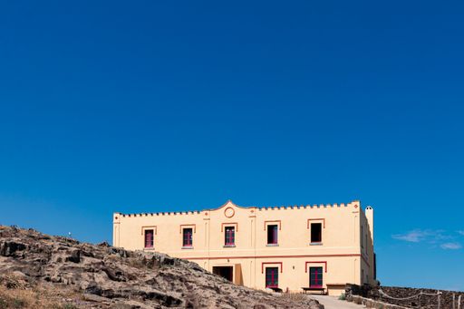 An old historic building in cap de creus on the Spanish costa brava