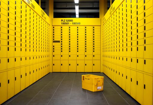 A beautiful shot of a post center in Germany