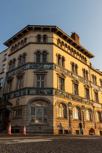 A vertical shot of the Sunlight Chambers. Dublin, Ireland