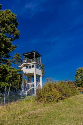 A vertical shot of the Kolonnenweg near the Point Alpha memorial in Thuringia, Hesse