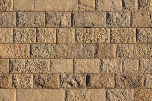 A closeup shot of a stone wall texture - perfect for background