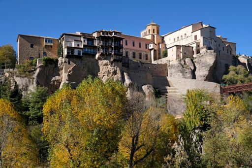 The beautiful city of Cuenca in Spain during daylight