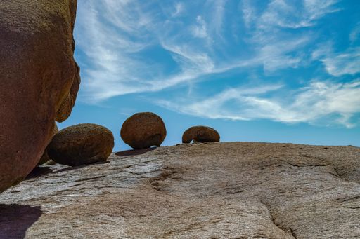 Namibian the rocks of Spitzkoppe in Damaraland, landscape