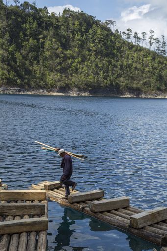 Visiting the Beautiful Lake of Montebello in Chiapas. Mexico