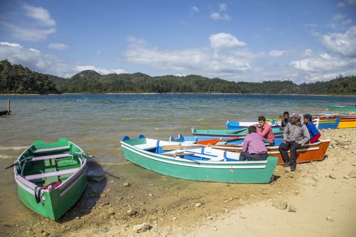 Visiting the Beautiful Lake of Montebello in Chiapas. Mexico