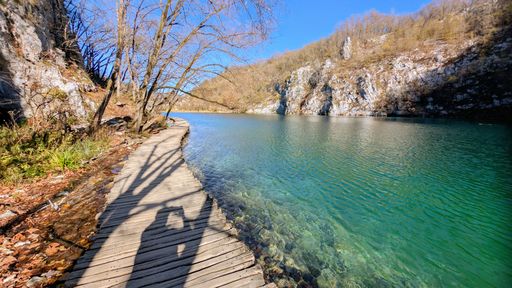 Beautiful landscape of Plitvicka Jezera National Park Croatia waterfalls turquoise lakes forest nature travel destination UNESCO world heritage