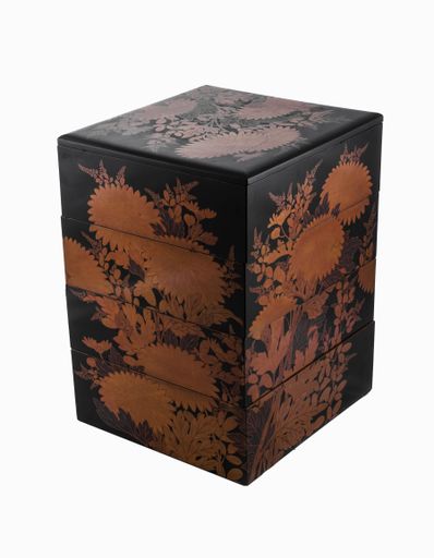 A beautiful box isolated on the white background