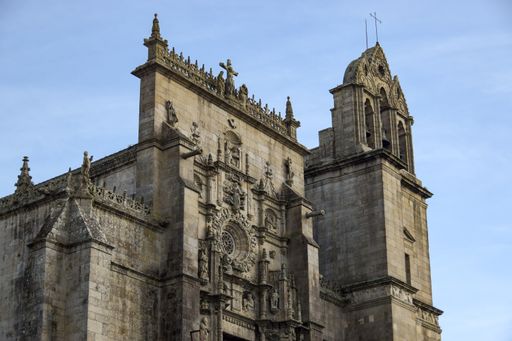 A photo of the Real Basilica de Santa Maria la Mayor Pontevedra, Spain