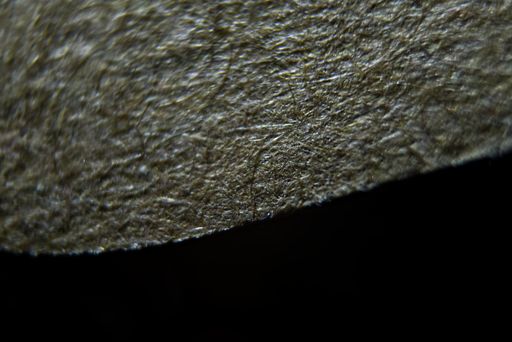 A closeup shot of a beige textured surface