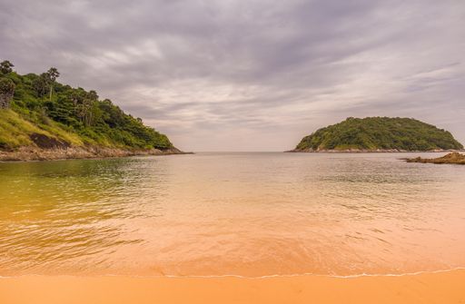 A mesmerizing shot of Koh Man from Ya Nui Beach in Phuket