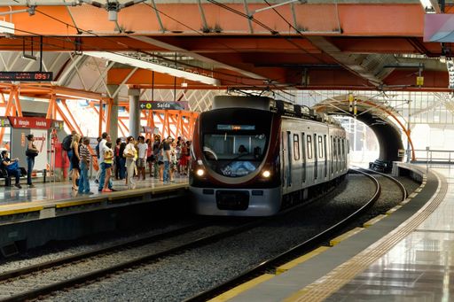 A subway station in the Brazilian municipality of Salvador, Bahia