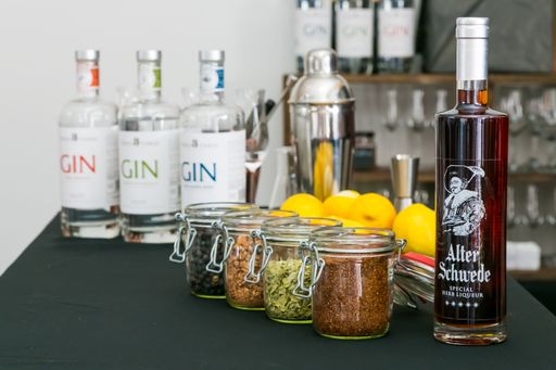 Johannesburg, South Africa - October 16, 2016: Items on display at exhibitor stand at hand-made food and wine fair