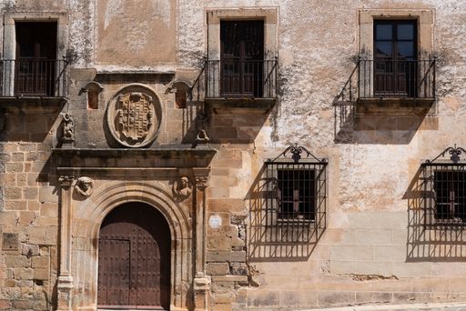 A beautiful shot of the Casco Historico in Caceres, Spain