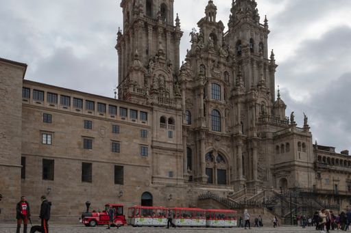 A beautiful shot of Galicia in Santiago de Compostela, Spain.
