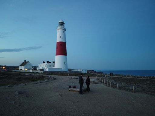 A beautiful shot of the Portland Bill Lighthouse in Portland, UK