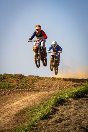 A few bikes in the last race of the season.