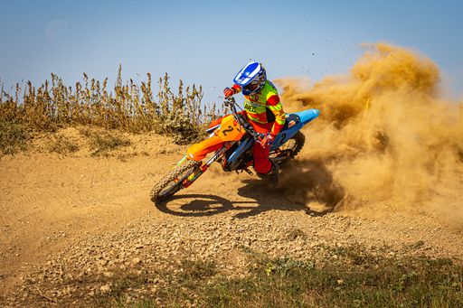 A few bikes in the last race of the season.