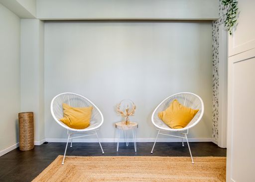 Modern chairs in a modern office