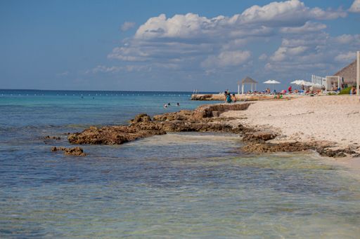 Dominicus beach on sunny day, Dominican Republic