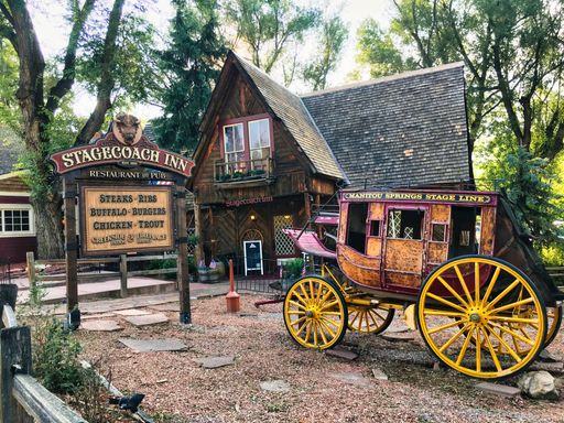 The scenic Stagecoach Inn near Colorado Springs, CO