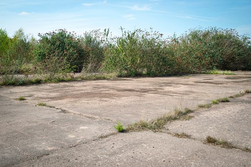 Contaminated and derelict site of former steel manufacturing plant,