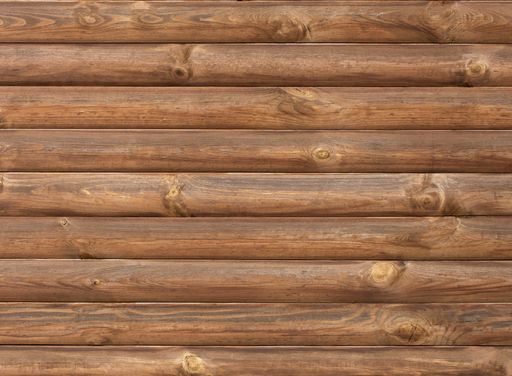 A brown log wooden wall texture