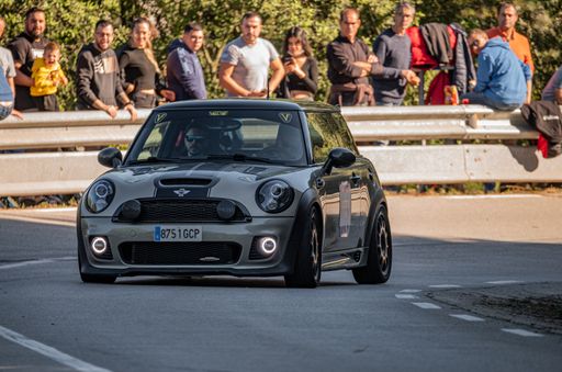 Rally hill climb in Sant Feliu Codines Mini John Cooper Works