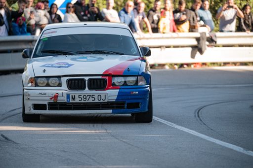 Rally hill climb in Sant Feliu Codines, BMW E36 325i
