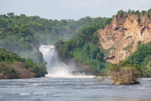 A beautiful landscape of the Murchison Falls National Park, Uganda