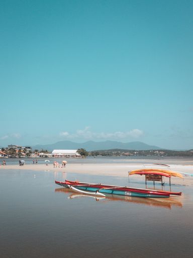 A vertical shot of the beautiful beach in Rio de Janeiro