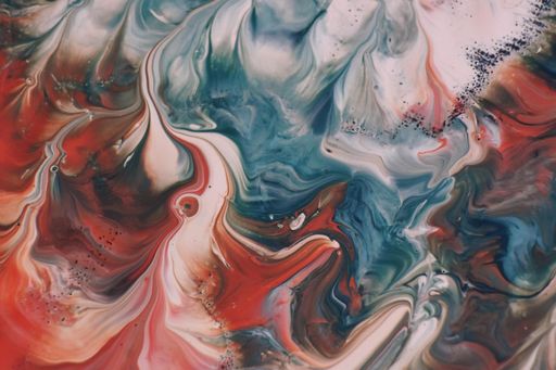 A patterned surface of blue red and white colors - perfect for background