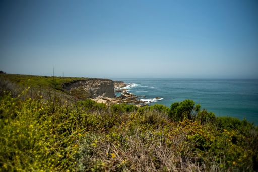 A beautiful view of the ocean in Montana de Oro State Park