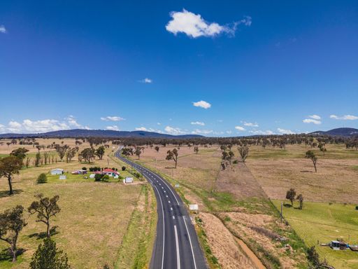 An aerial view at Dundee, New South Wales, Australia